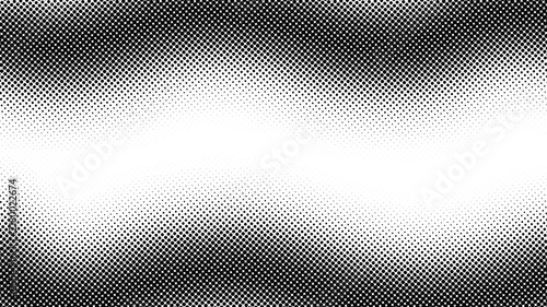 Cuadro en lienzo Abstract conceptual halftone gradient texture digitally rendered, smoothly shift