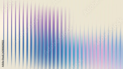 Vertical gradient stripes in blue, purple, and off-white background