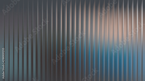 Vertical fluted glass texture with soft blue and warm grey tones