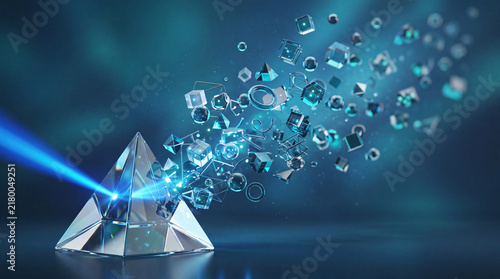 Prism Refracting Creative Ideas