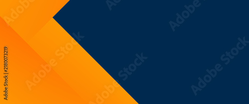 Abstract geometric dark blue and orange square theme overlap background for graphic design. Eps10 vector
