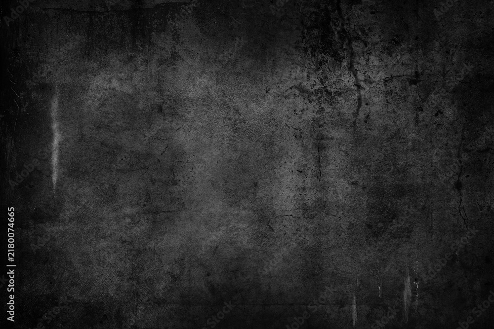 Obraz premium Dark grey black textured grunge concrete wall background