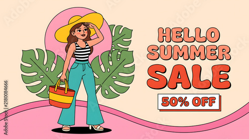 Modern Commercial Offer Background with Scattered Red Discount Blocks