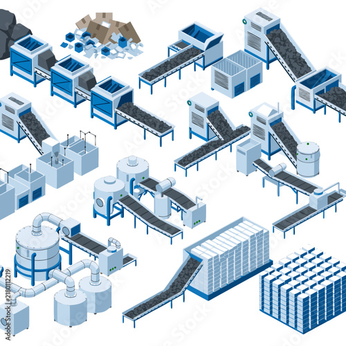 Industrial Recycling Facility Infrastructure
