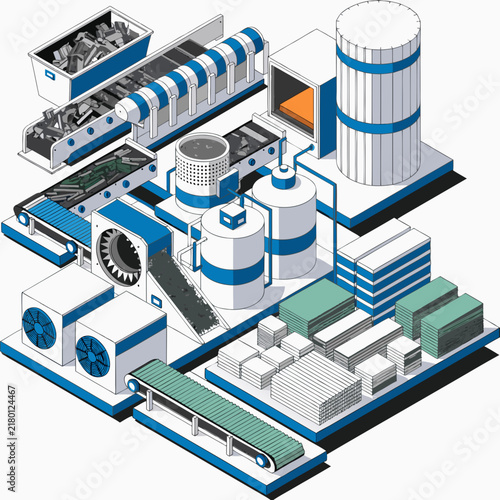 Metal Recycling Facility Infrastructure