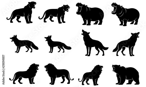 Animal Silhouette Vector Set