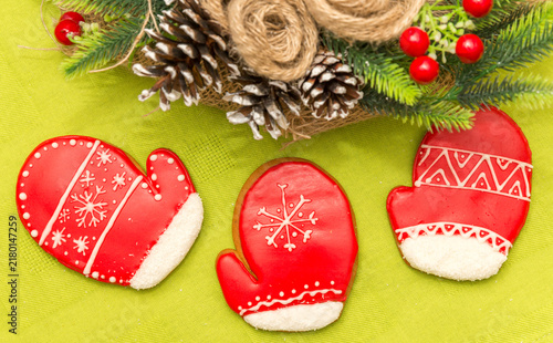 Obraz na płótnie Gingerbread mittens