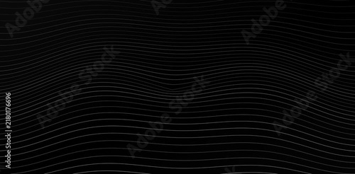 Abstract digital edges forming a minimalist landscape on a dark background