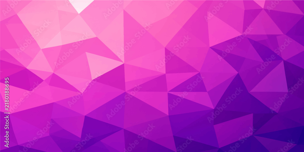 Obraz premium abstract light pink purple low poly geometric background vector 3d polygonal triangle faceted lighting design