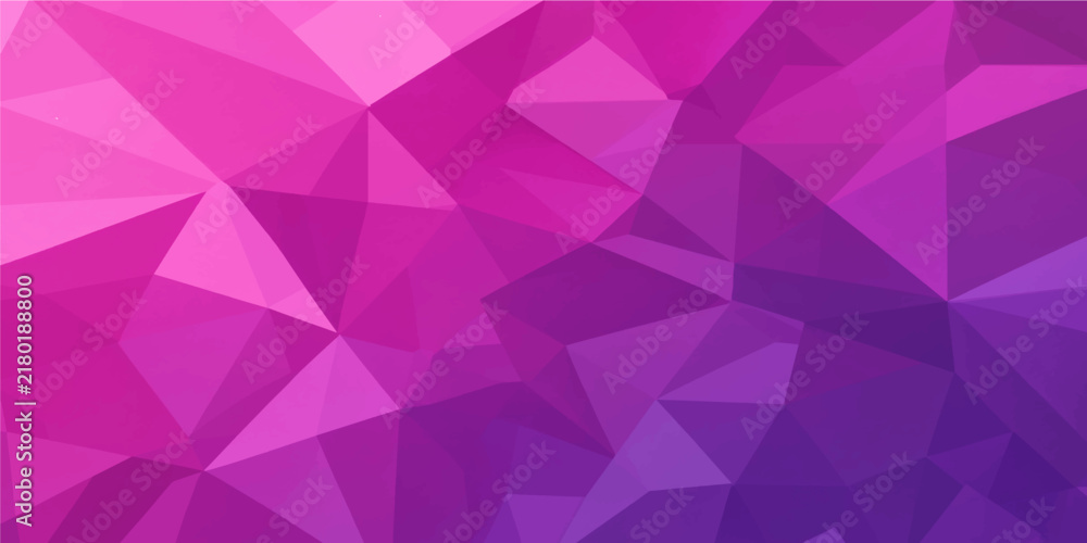 Obraz premium abstract pink purple low poly geometric background vector 3d vibrant polygonal triangle faceted gradient pattern