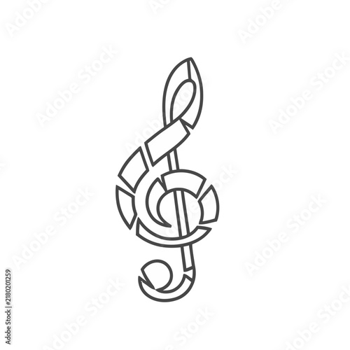 Treble Clef Icon