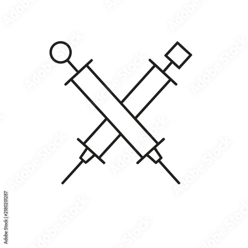 Two Syringes Icon