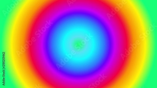 Rainbow gradient Light Burst looping Background