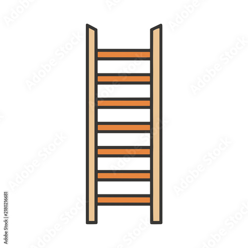 Obraz na płótnie Simple ladder illustration