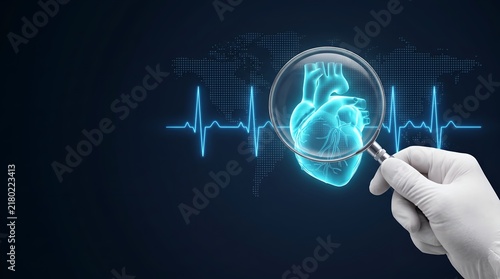 human hand holding a heart