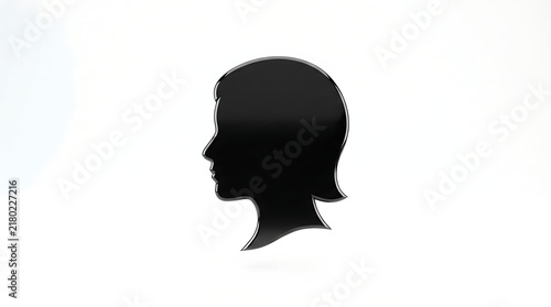 Silhouette of person with hoodie looking upward
