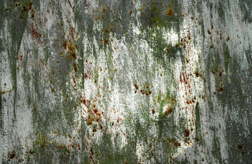 Obraz na plátně Old Rusty Metal and Exfoliation Paint Background