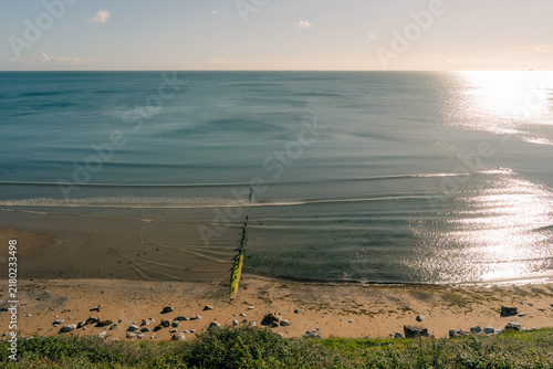 Quadro su tela Barnageeragh Beach on the Irish Sea near Balbriggan, County Dublin, Ireland - 4 September 2026