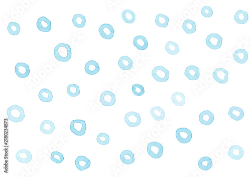 authentisches Aquarell Ringe, mit Textfreiraum