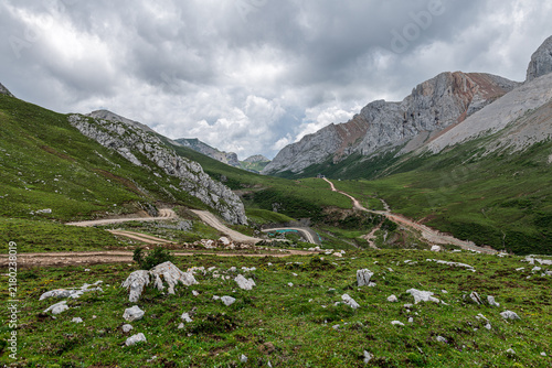 The scenery of the One-line Sky Grand Canyon in the Zagana Scenic Area, Gannan Tibetan Autonomous Prefecture, Gansu Province, China
