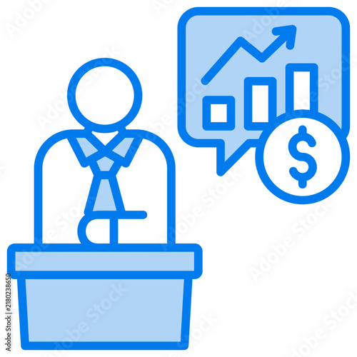 Investor Pitch Icon
