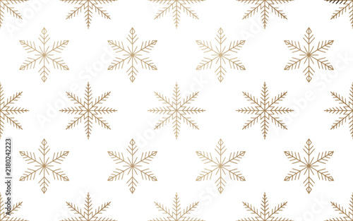 Set of detailed white snowflakes on white background