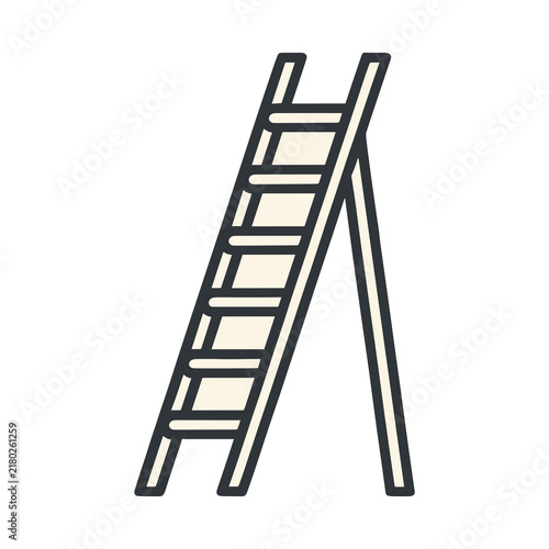 Fotografie A-frame ladder icon