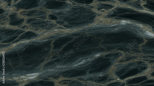 Dark emerald marble texture with golden veins creates a dramatic stone background