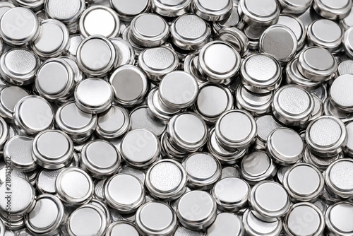 Button Battery Background. Battery Background.