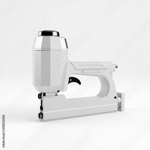 3D sleek minimalist heavy-duty staple gun for craft