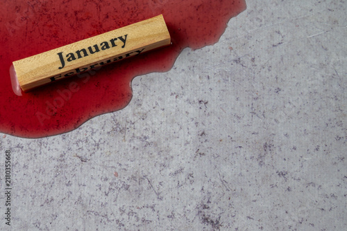 Fotografía Dry January alcohol free lifestyle concept