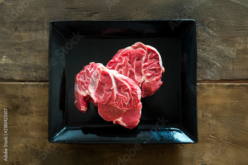 Bild auf Leinwand 煮込み用牛すじ肉