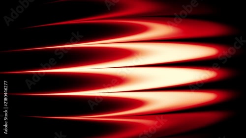 looping futuristic video background featuring red glowing energy waves in motion
