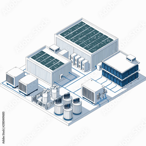 Industrial Microgrid Energy System