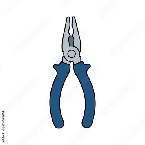 фотографія flat nose pliers