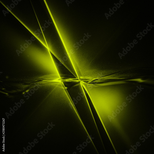 abstract background with green lines