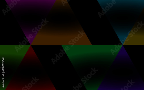 Dark Abstract Geometric Triangle Gradient Background