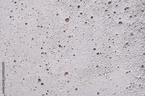 Porous white cement surface