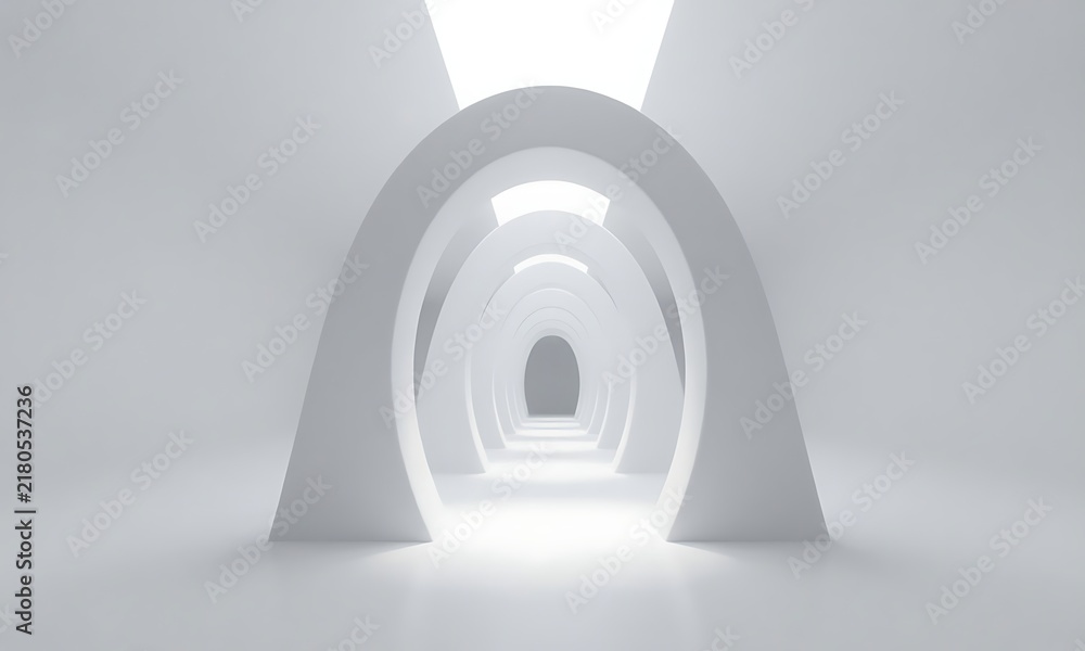 Obraz premium 3d render of a modern architecture