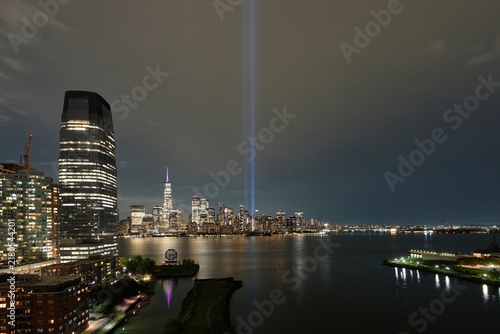 Canvas Print Tribute in Light is an art installation created in remembrance of the September 11 attacks
