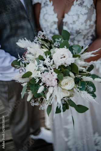 Foto Bridal bouquet as wedding decoration