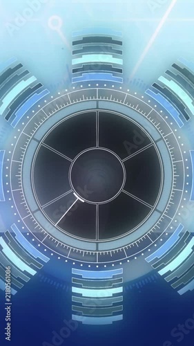 Animation of radar over chemical formulas