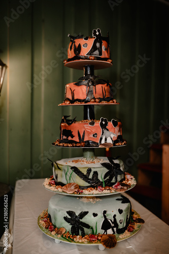 Cuadro en lienzo Wedding cake