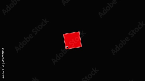 12% Percent Off Promotional Price Tag Animation for Retail Sale  4k video,