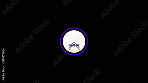 Swipe Up Icon with Double Arrow for Mobile Navigation and Social Media
Swipe Up Button Symbol for Mobile App Navigation and User Interface 4k hd video,
