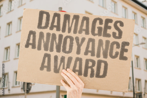 Foto "Damages annoyance award" Court pays neighbor nuisance compensation