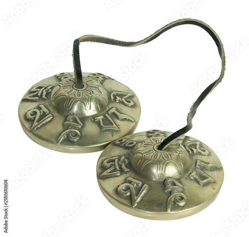 Tibetan tingsha cymbals for meditation and sound healing