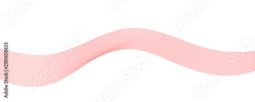 Foto Horizontal red wave band abstract pattern illustration