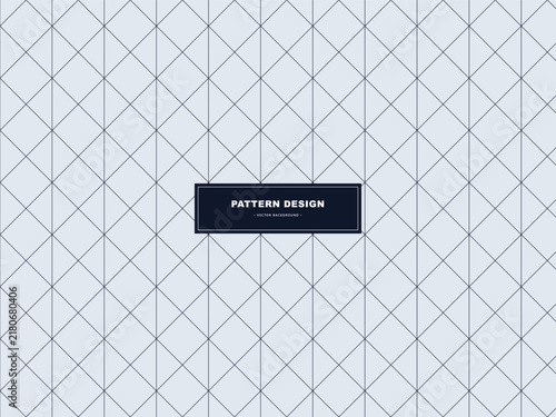 Minimalist geometric diamond pattern background with thin lines and light blue backdrop