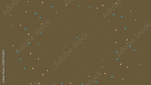 Abstract background with blue and gold sparkles